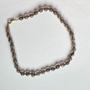 Glass Beaded Choker Necklace